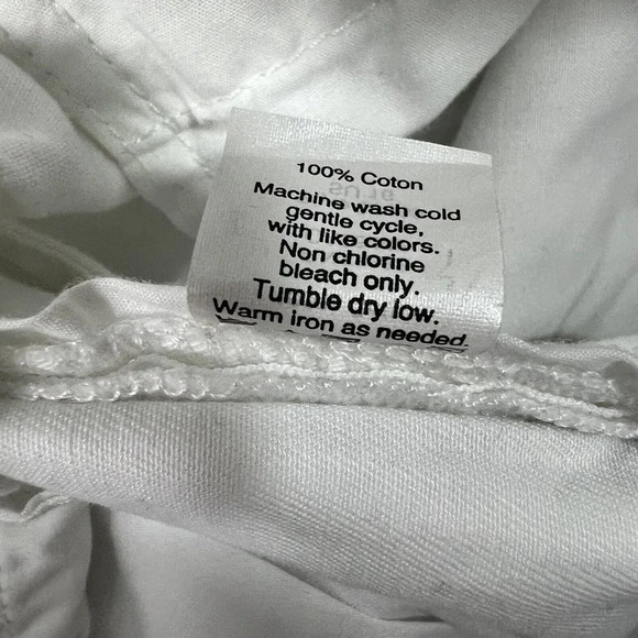 J.Crew Gramercy White Chino Denim Shorts Hula Girl Palm Tree Print Mens 32 - Picture 5 of 6